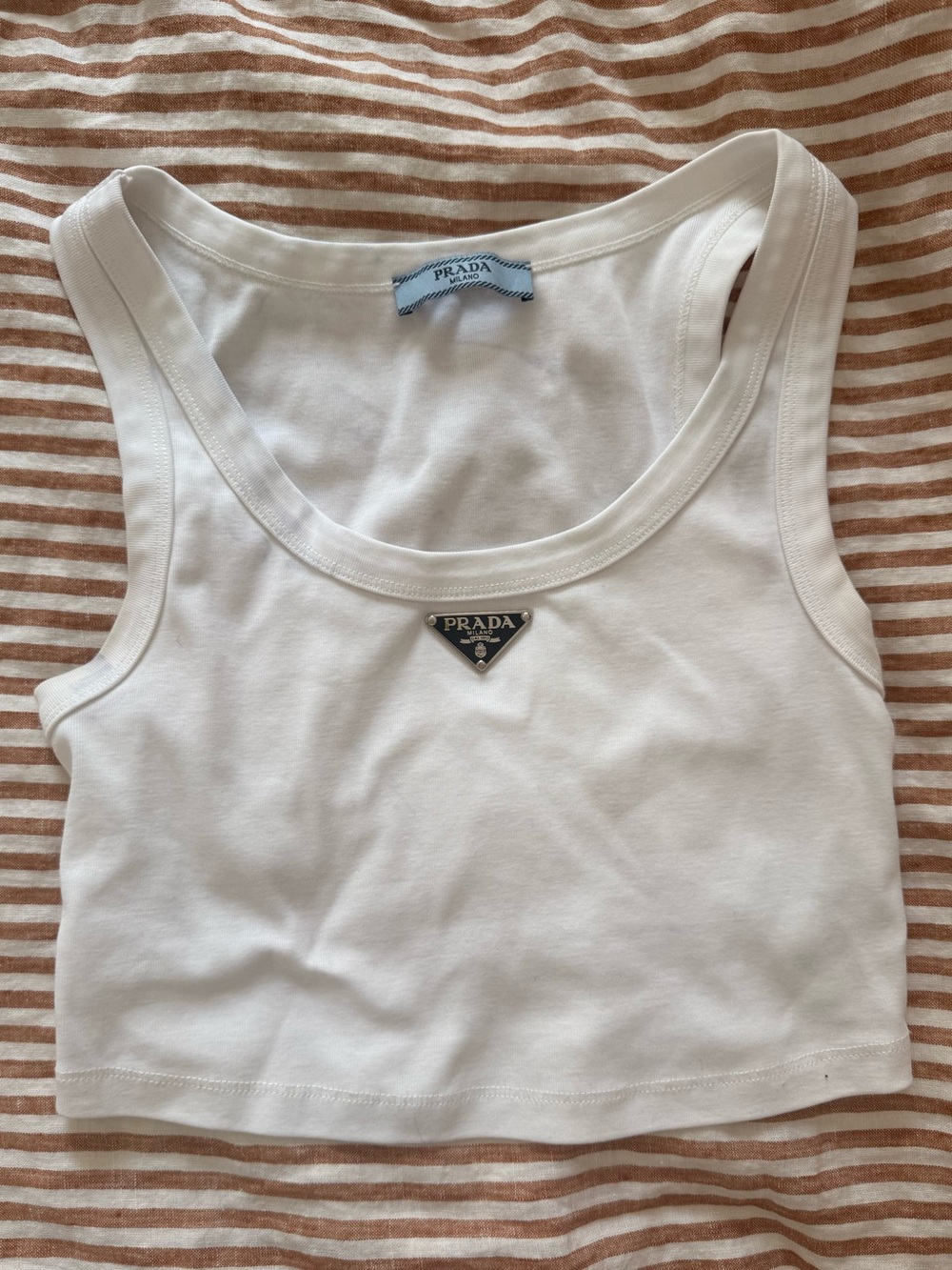 Prada Jersey Cropped Top Size EU 36/Small